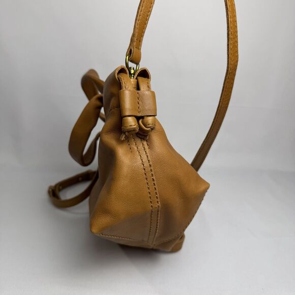 $118 Madewell Piazza Mini Crossbody Bag Timber Beam Brown Leather Handbag - Picture 12 of 12
